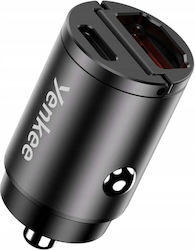 Yenkee Handy-Autoladegerät mit 1xUSB-A 1xType-C Yenkee Handy-Autoladegerät mit 1xUSB-A 1xType-C