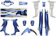 Kit of Plastics Yamaha Z125 Light Blue 17 Pieces