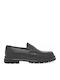 Leather Men's Loafers in Black Colour
