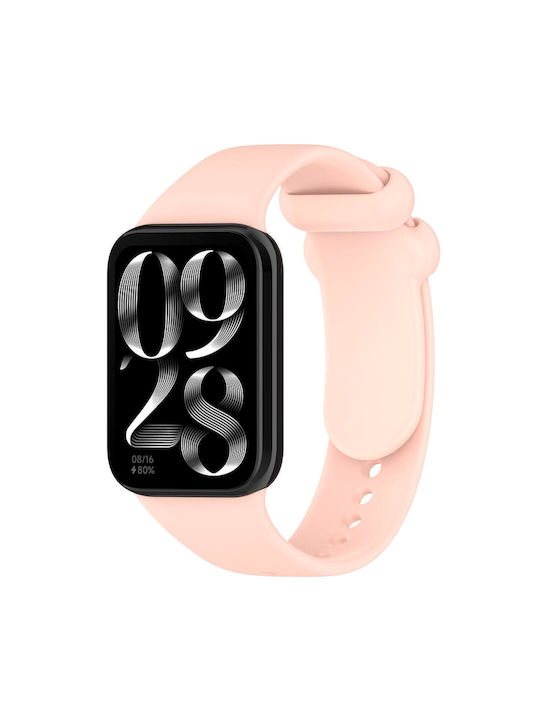 Xiaomi Band 10 Pro/9 Pro Redmi Watch 6 5 4 Xdfind Solid Black Silicone Buckle Light Pink