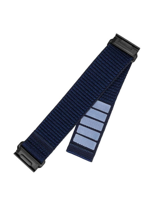 Fixed Sporty Strap Garmin Quickfit 22 мм 160-210 мм Тъмносин Найлон