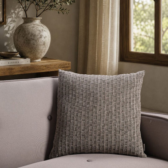 Teoran Decorative Pillow Case Joliet Taupe Olive 50x30cm