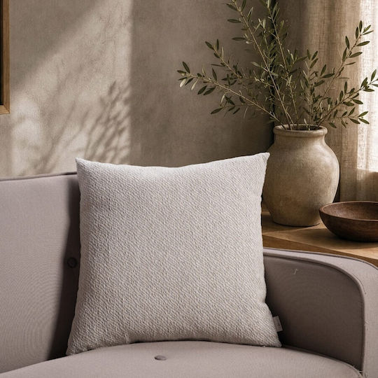 Teoran Decorative Pillow Case Pearl Grey 50x50cm