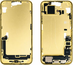 Genuine Housing Middle Shell Genuine Parts iPhone 15 EU Grade A Yellow