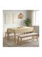 vidaXL Tischdecke Weiß Crem 140x260cm