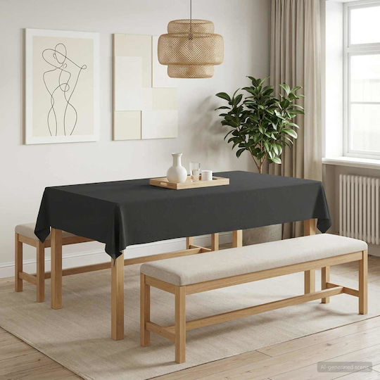 vidaXL vidaXL Tischdecke Dunkelgrau 140x200cm