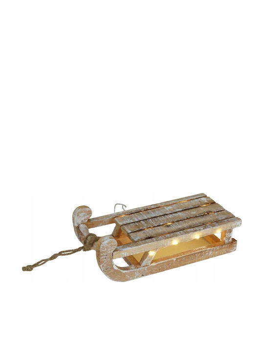 Home&Styling Collection Beleuchtete Weihnachtsfigur Holz Schlitten Höhe 32cm Home&Styling Collection Beleuchtete Weihnachtsfigur Holz Schlitten Höhe 32cm