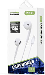 Pzx 1567 Ενσύρματα Ακουστικά In-ear Hifi Lightning Earphones Directly Using Άσπρο