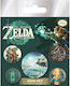 Legend Zelda Set Ok 5 Abzeichen 10 Τεμ
