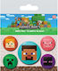 Minecraft Set of 5 Badges 10 pcs