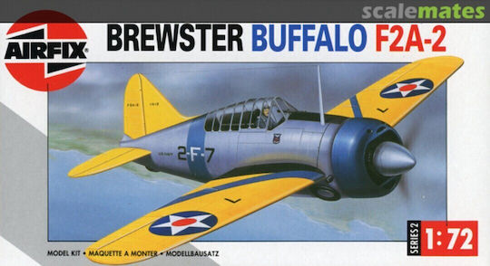 Airfix Statische Modelle Brewster Buffalo F2a-2 Maßstab 1:72 A02050