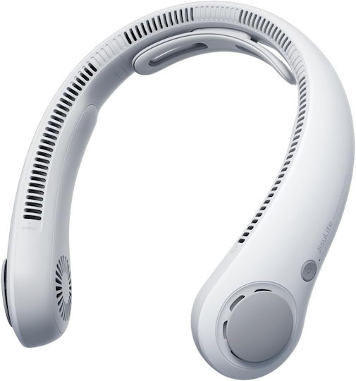 JisuLife Neck Ανεμιστηράκι Λαιμού USB Χωρίς Πτερύγια Γκρι