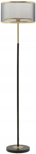 Living Floor Lamp Height 153 cm Black