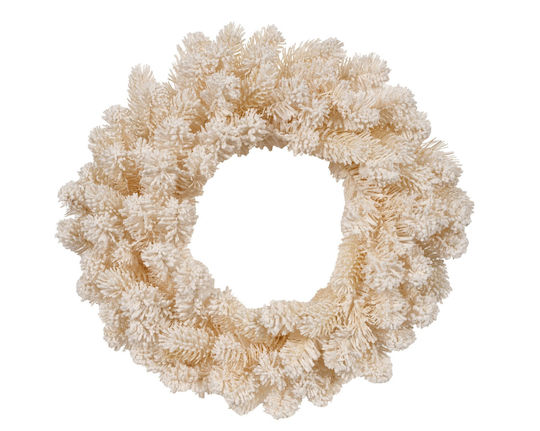 Kaemingk Christmas Decorative Wreath with Diameter 50cm White