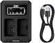 JJC Doppelter Netzadapter Kompatibel mit Sony