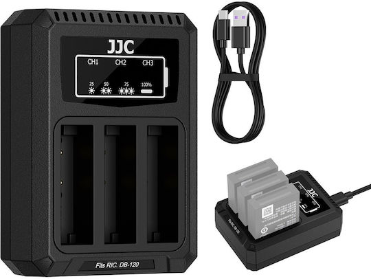 JJC Dreifach Netzadapter Kompatibel mit Ricoh