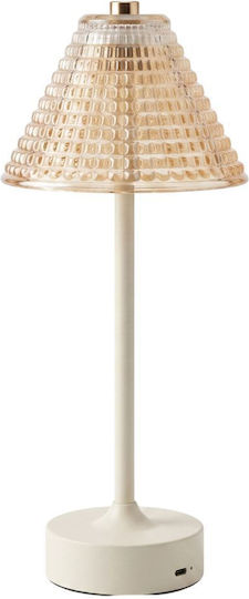 Iliadis Crystal Table Lamp with Honey Shade and Base