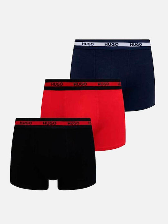 Hugo Мъжки боксерки Многоцветни 3Pack