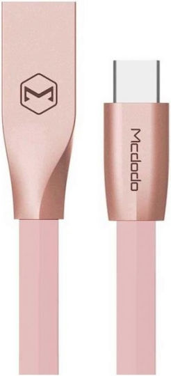 Mcdodo Cablu USB-C Masculin - USB-C Rose Gold