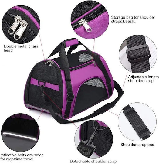 Pawcare Hundetragetaschen Für Hund Und Katze Lila M52xP29xH29cm