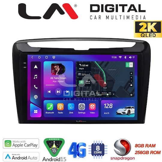 LM Digital Car Audio System for Lancia Ypsilon 2011 2024 Bluetooth USB Wi-Fi GPS Apple CarPlay Android Auto