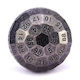 Suegao 100-sided Solid Metal Polyhedral Die Tabletop Rpg Iron Grey