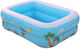 Rainbow Kinder Schwimmbecken PVC Aufblasbar 110...