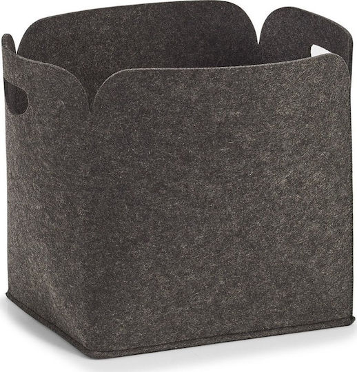 Zeller Aufbewahrungsbox mit Deckel Grau 28cm