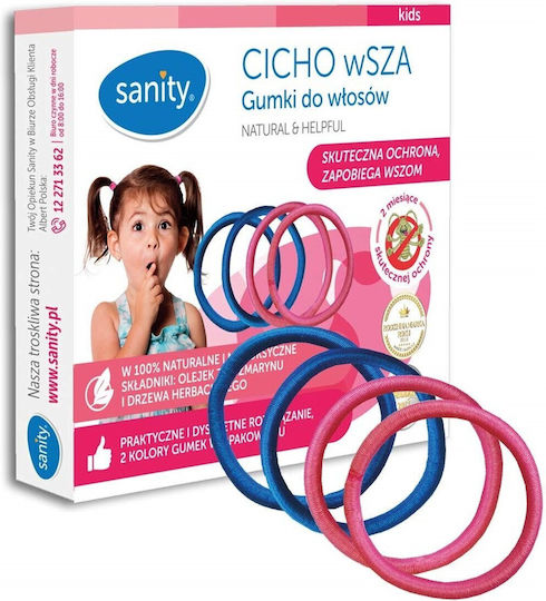 Sanity Leeloop Antifthiorkiko Gummiband Für Prävention Gegen Läuse 4 Stück
