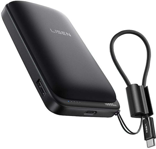 Lisen P604 Qi2 Power Bank 10000mAh 65W Schwarzes