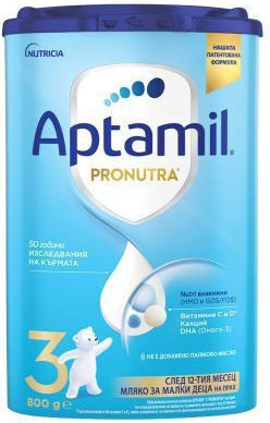 Milupa Lapte praf Aptamil Pronutra 3 pentru 12+ luni 800gr