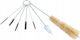 Maximex Plastic Cleaning Brushes with Handle for Bottles Grey 7 Pieces