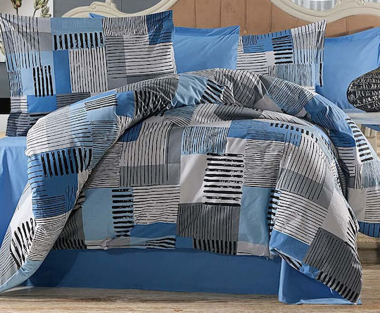 MayHome MayHome Steppdecken Set Einzel 160x240cm Blau