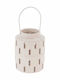 Home&Styling Collection Metall-Kerzenhalter in Weißer Farbe 10x13x13cm