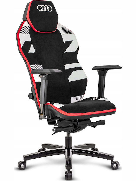 Quersus Quersus Fabric Gaming Chair with Adjustable Arms Black Quersus Quersus Fabric Gaming Chair with Adjustable Arms Black