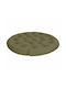 vidaXL Gartenstuhlkissen Rund Olive