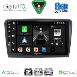 Digital IQ Auto-Audiosystem für Skoda Rapid 2012-2023 mit Klima (Bluetooth/USB/Eingebautes Wi-Fi / GPS / Apple CarPlay / Android Auto) mit 9 Zoll Touchscreen