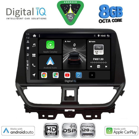 Digital IQ Car Audio System for Suzuki Baleno 2022-2026 Bluetooth USB WiFi GPS Apple CarPlay Android Auto with 9" Touch Screen