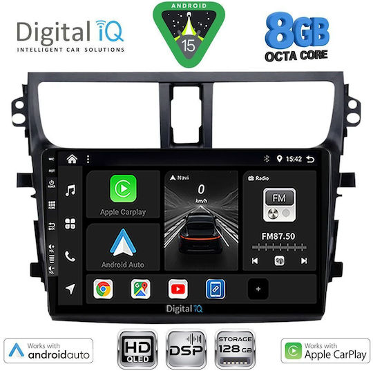 Digital IQ Автомобилна Аудио Система За Suzuki Celerio 2015-2021 Bluetooth USB WiFi GPS Apple CarPlay Android Auto С Touch Screen 9"