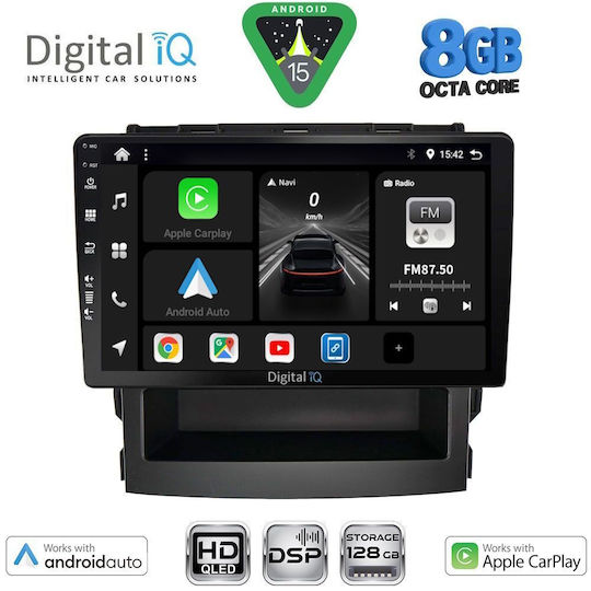 Digital IQ Автомобилна Аудио Система за Subaru Forester / Impreza 2019-2025 (Bluetooth/USB/WiFi/GPS/Apple CarPlay/Android Auto) с Touch Screen 9"