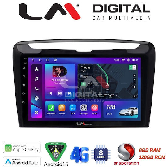 LM Digital Car Audio System for Lancia Ypsilon 2011 2024 Bluetooth USB Wi-Fi GPS Apple CarPlay Android Auto