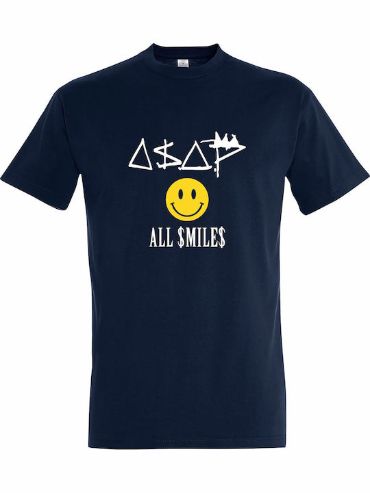 T-shirt Унисекс Asap Rocky All Smiles Френски Т...
