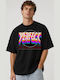 T-shirt Μαύρο