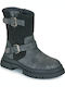 Kinderstiefel mit Reissverschluss Schwarz