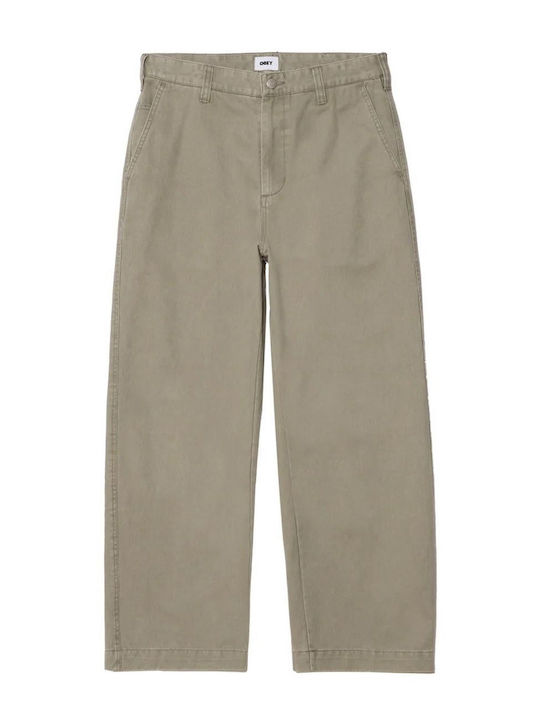 Obey Men's Chino Trousers Khaki