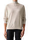 Women's Blouse Turtleneck Grey