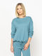 Damen Bluse Aqua