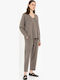 Women's Blouse Long Sleeve with V-Neck Puro