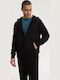 Basezip S261 Sweatshirt für Herren mit Kapuze Schwarz