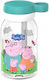 U-Grow Sticlă Pentru Copii Din Plastic Peppa Pig Cu Pai Antivărsare Peppa Pig 450ml